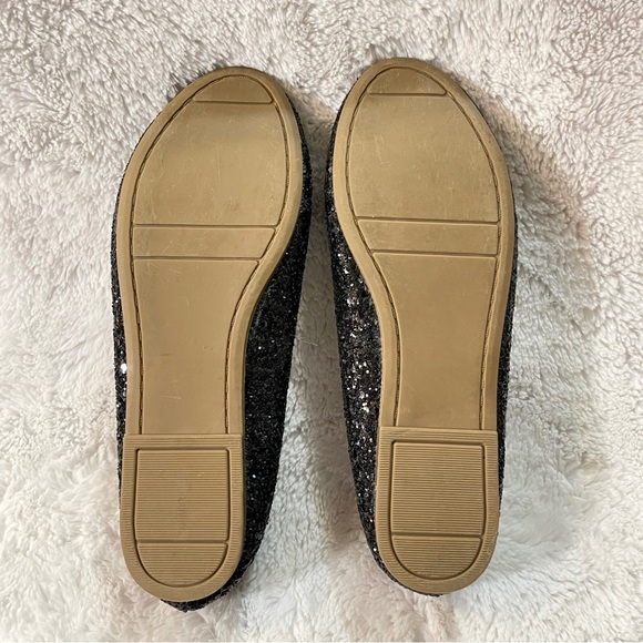 💖🐈‍⬛GAP KIDS SPARKLE BLACK KITTY GLITTER FLATS🐈‍⬛💖 - Picture 7 of 8